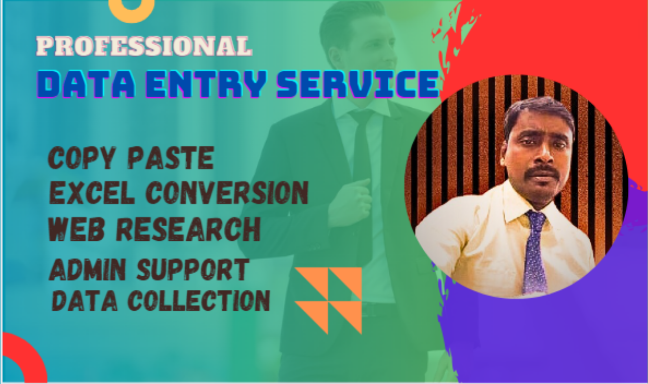 I will do do professional online and offline data entry job