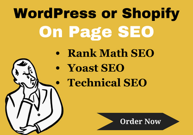 I will do complete Onpage SEO with RankMath & Yoast 