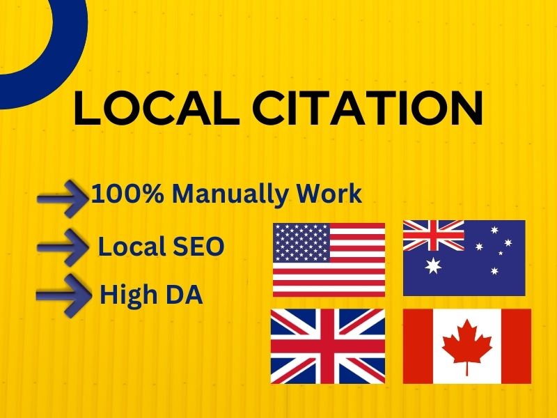 I Will manually make 50 Local Citation Backlinks on High DA PA.