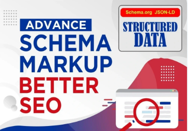 I will add schema markup, structured data, rich snippets on website