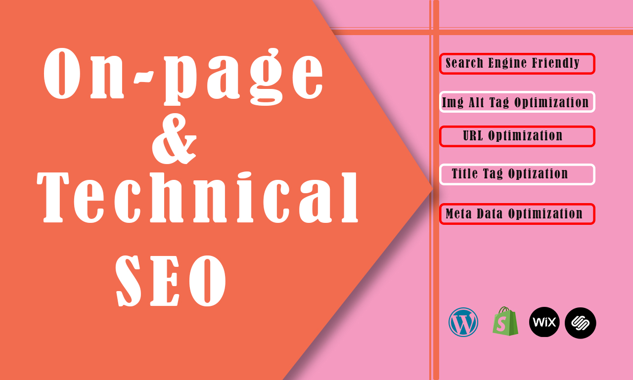 I Will Optimize 1 website,1 landing Page,2 website page On-page SEO and Technical SEO for you