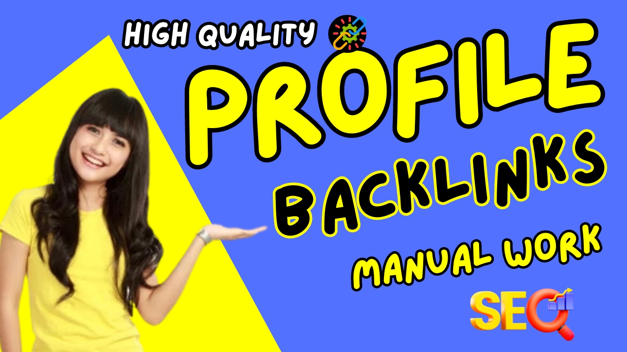 90 profile backlinks create on high DA, PA permanent site perfect link building