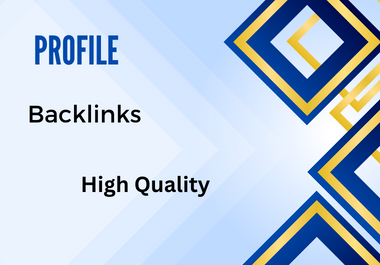 500 high quality and high pr profile backlinks 