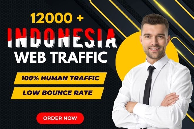 Get 12000+ targeted indonesia website traffic, web visitors, indonesia real traffic to your website