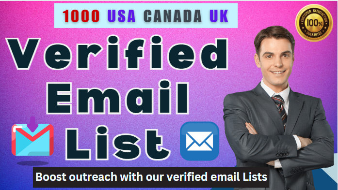 Verified and Targeted Email Listing Services for USA, Canada, UK, and Germany