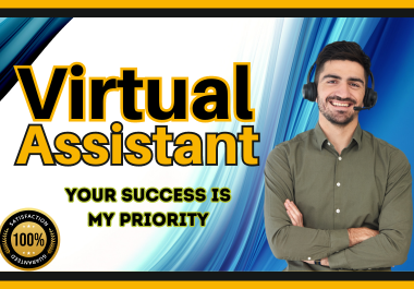 I will be your expert virtual assistant, for data entry, lead generation, social media, and emails