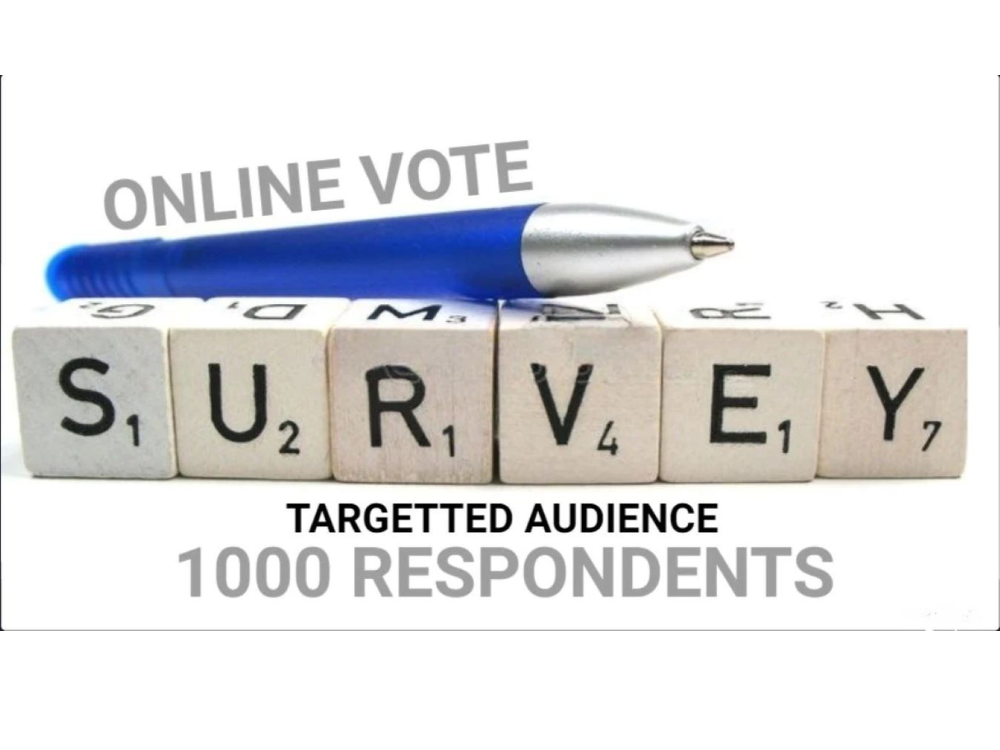 You will get over 100 audience to fill online survey forms and polls