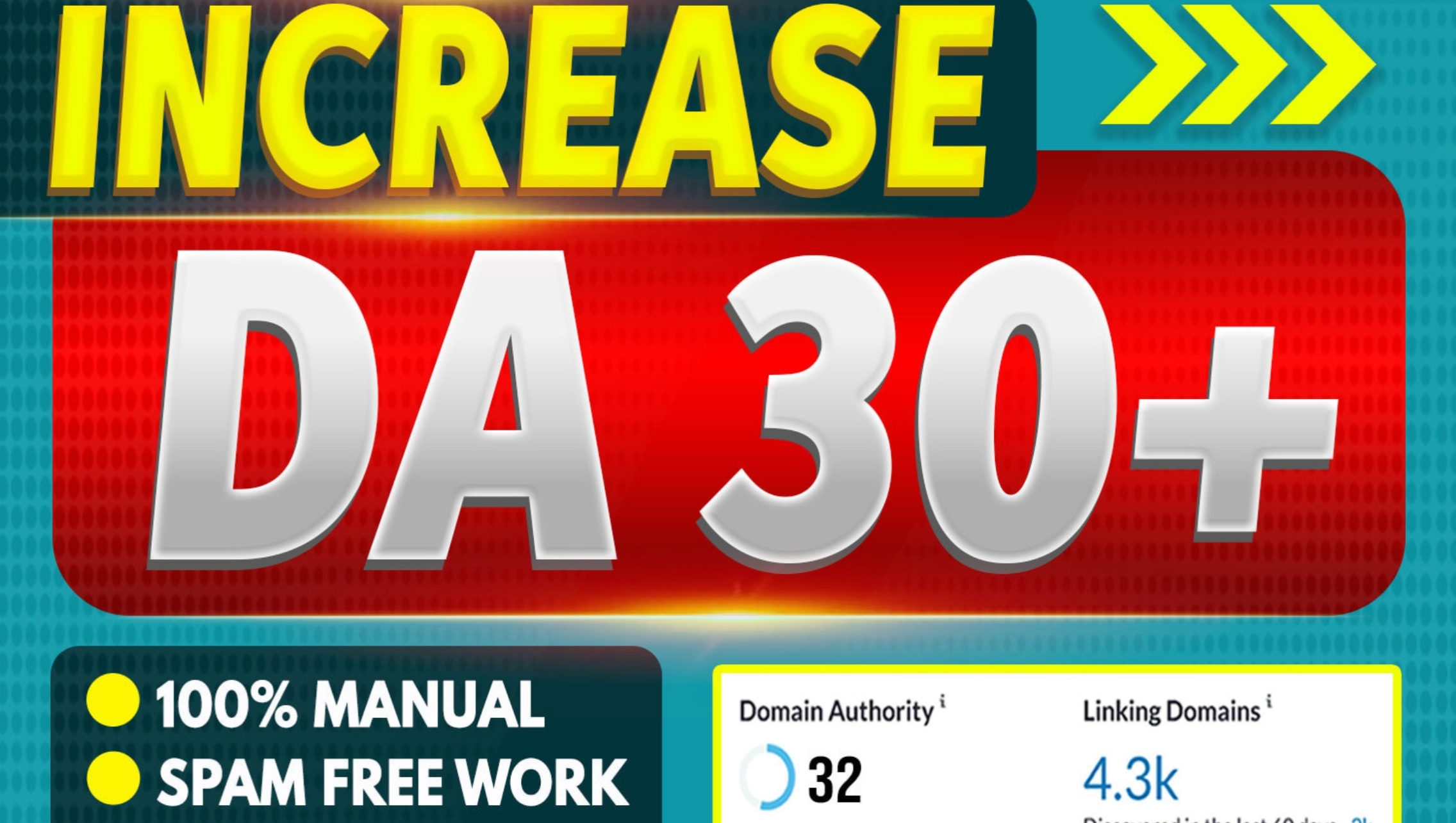 I Will Increase Moz DA 30+ PA 30+ increase DA 100% Safe and Guaranteed