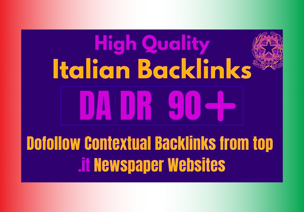 I will boost italy SEO rankings with 1 high quality italian newspapers backlinks