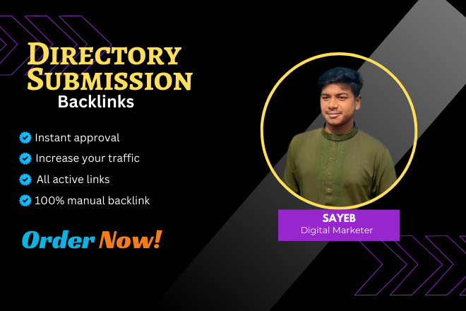 I Will do 60 Unique Directory Submission Backlinks With High Authority Site