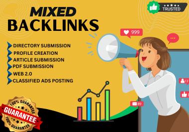 200 High-Quality mixed SEO Backlinks