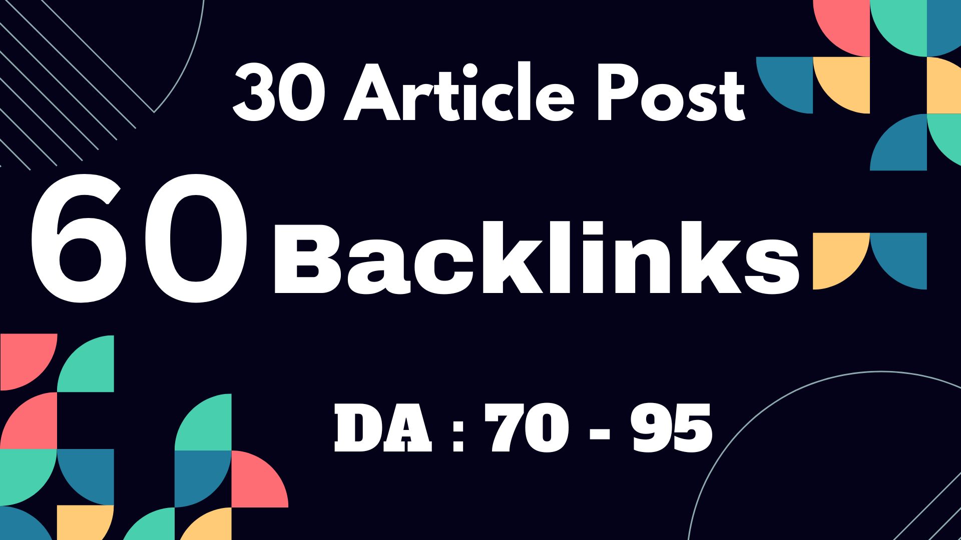 Write unique articles with your keyword and backlinks to help you rank 