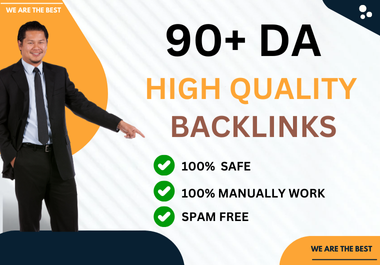 I WILL DO MANUALLY (90+ DA) 30+ BACKLINKS