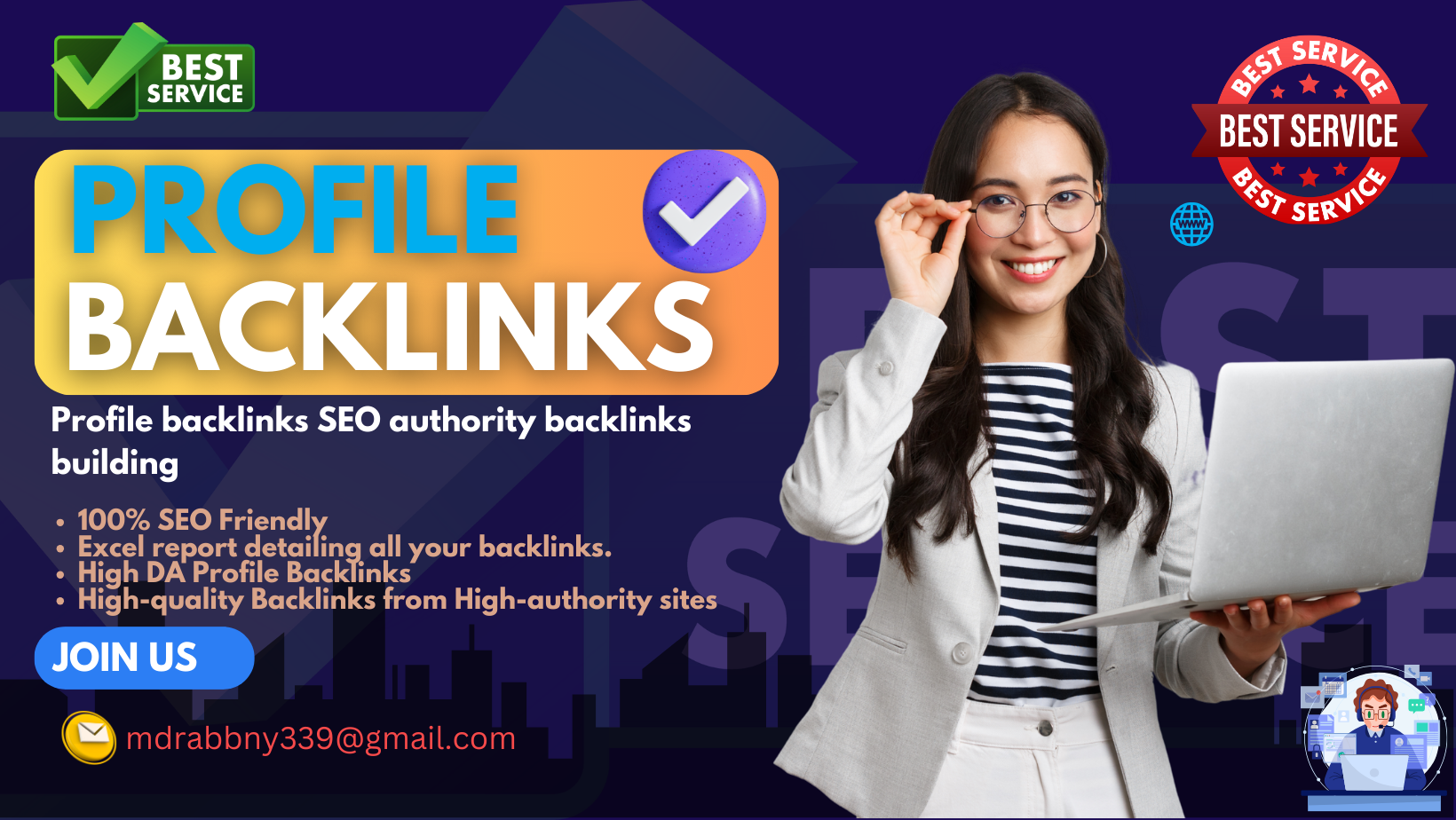 I will build 70 high da dr profile backlinks manually