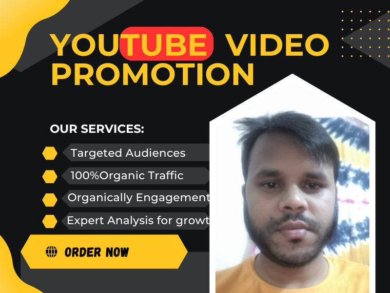  I will do organically YouTube video promotion