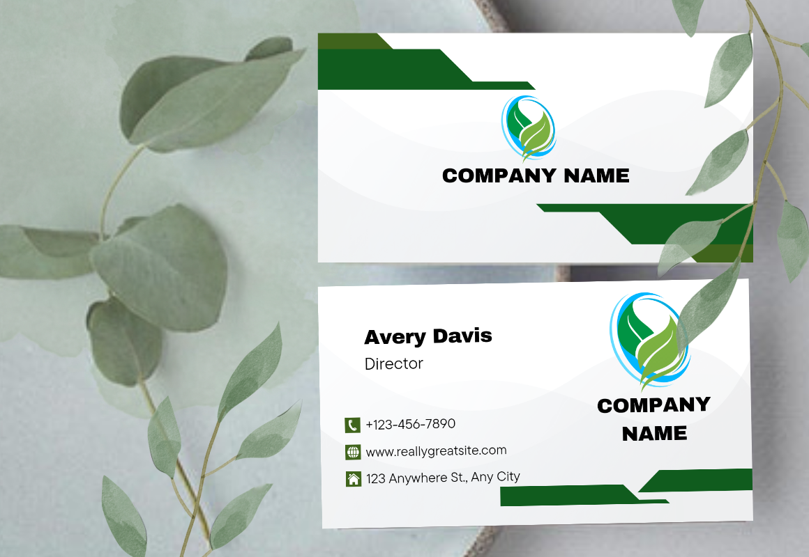 I will design a minimalist business card.