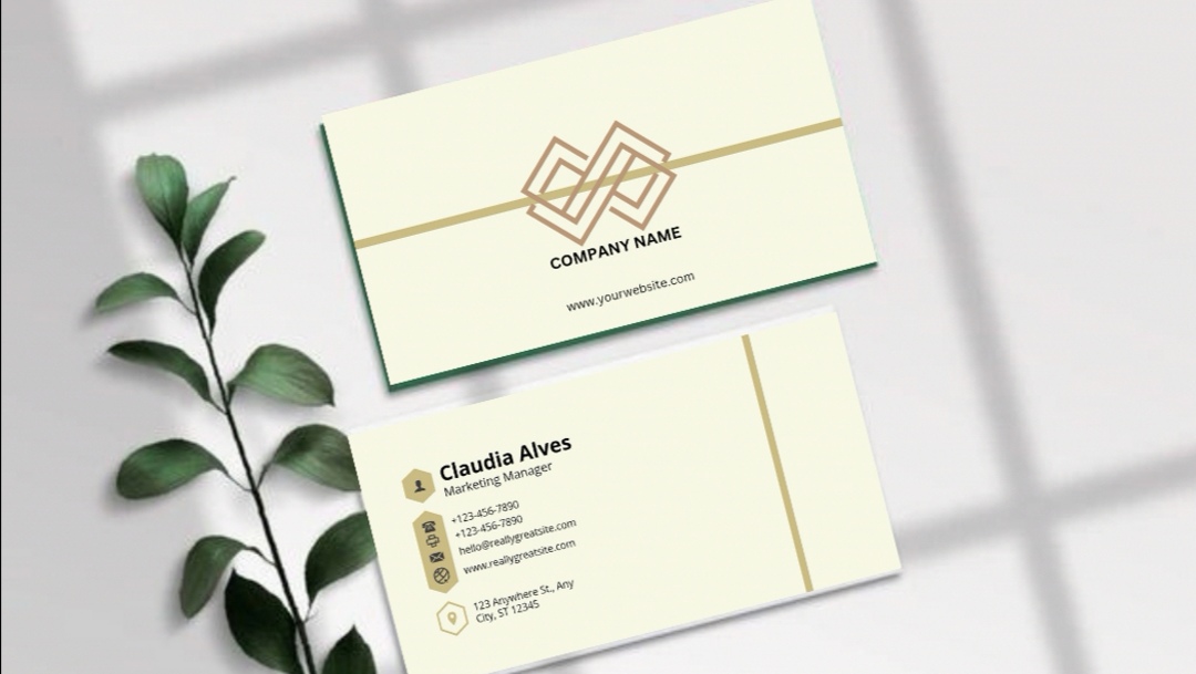 I will do luxury business card design. 