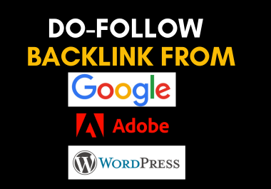 do-follow backlink from google.com-Adobe.com-wordpress.com