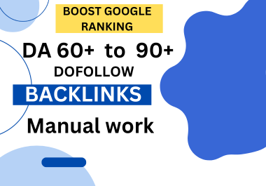 I will create 30 do follow backlinks with high domain authority for google ranking