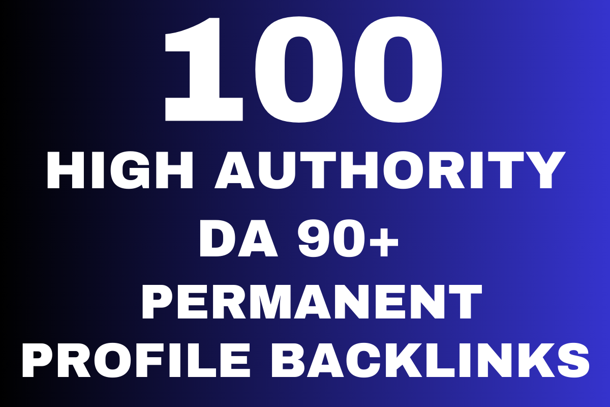 Build 100 high authority USA pr9 SEO Profile Backlinks from High DA90+ websites