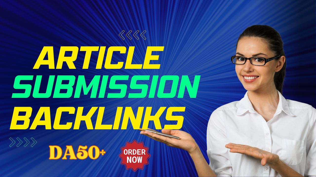 I will do 50 unique article backlinks on high authority websites