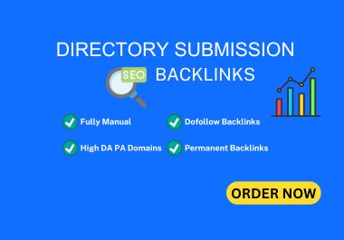 High-Quality 150 Directory Submission Backlinks