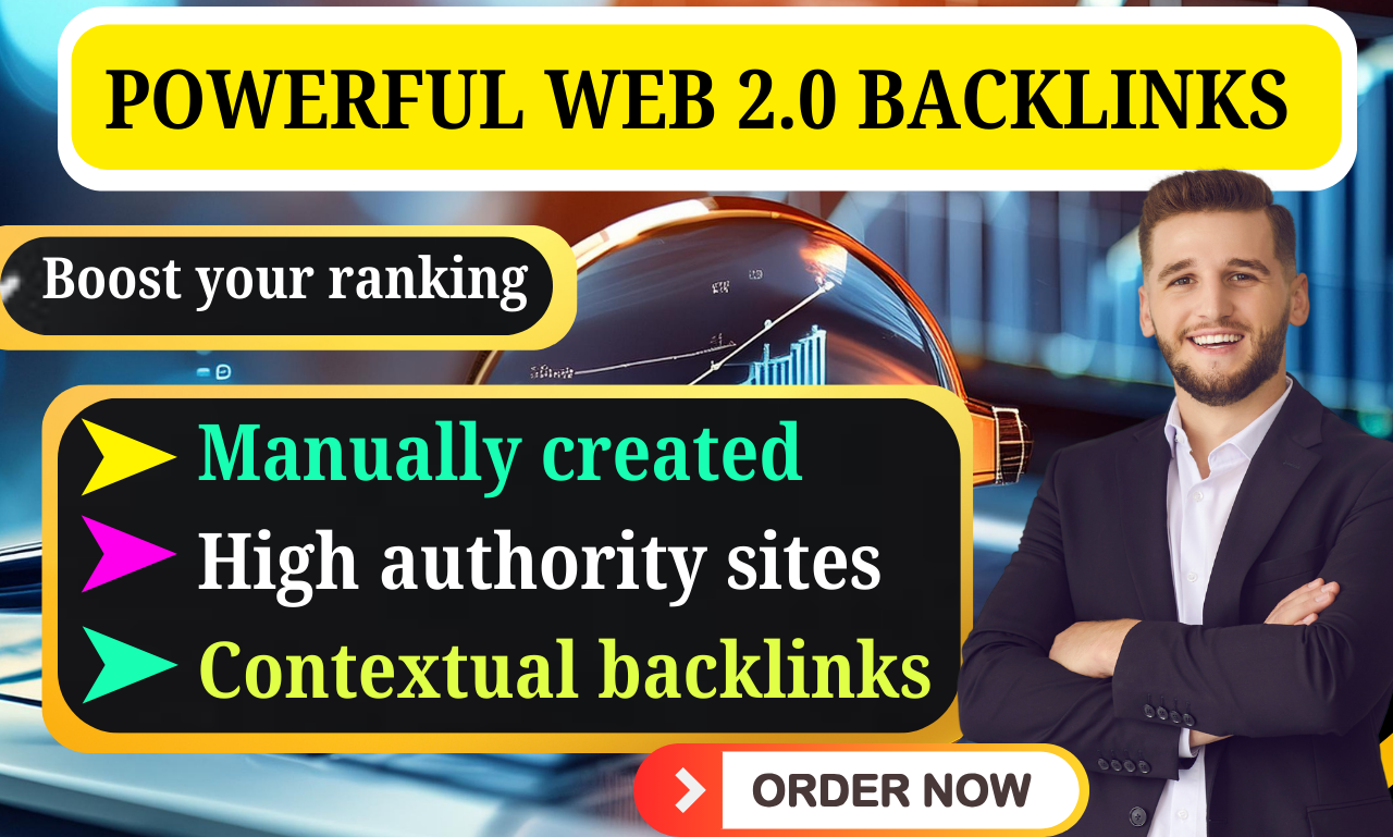 High DA Contextual Do-Follow 20 Web 2.0 backlinks to boost ranking