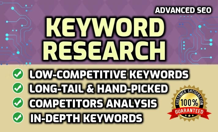 I will do advanced SEO keyword research for your website professionally