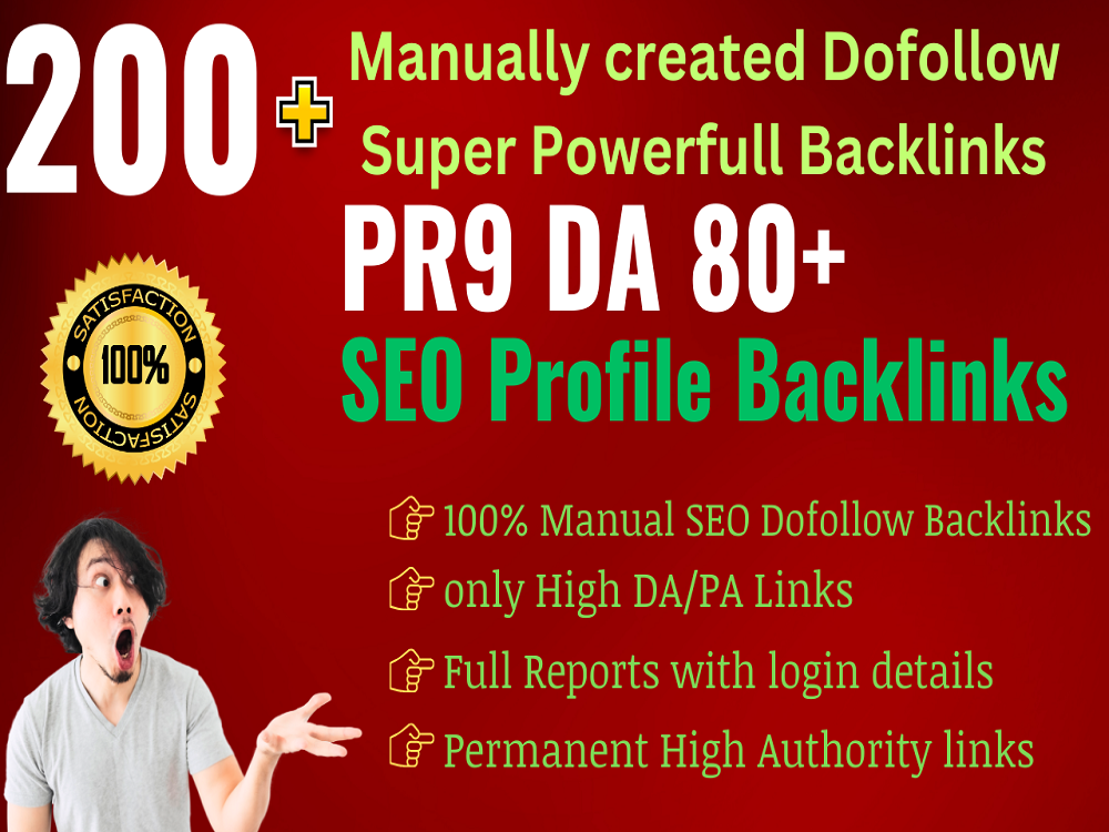 I will boost your ranking with high authority dr 200 backlinks