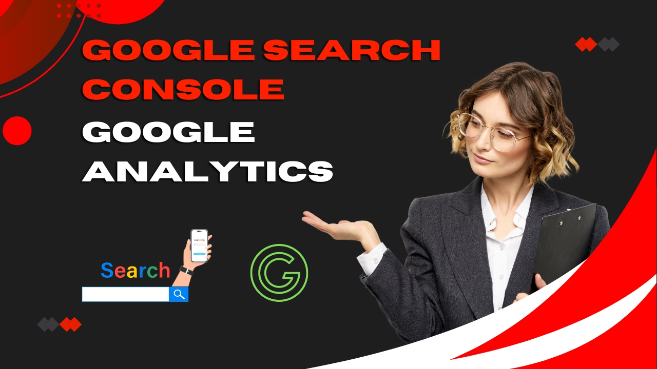 setup google analytics, search console