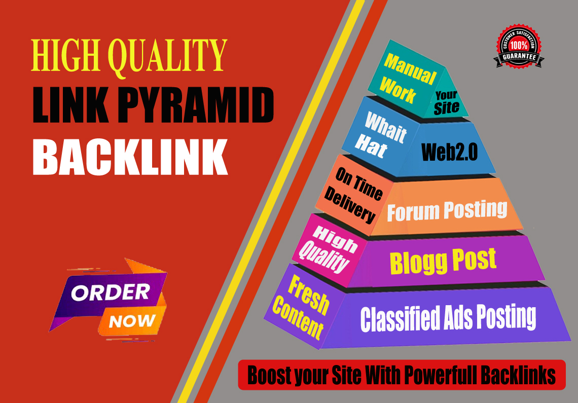 I Will Build 250 Powerful Link Pyramid to Boost Your SEO Rankings