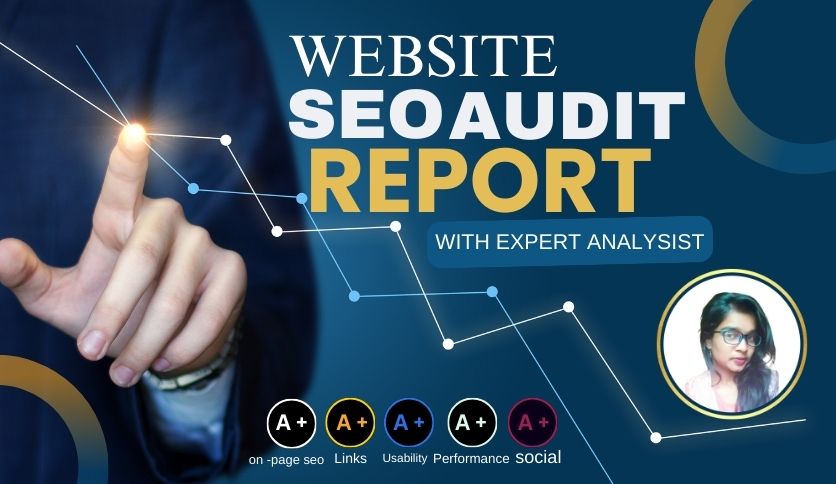 I will 1 provide SEO website audit with an action improve website