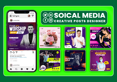 Instagram Facebook Social Media Posts Banner Ads Design