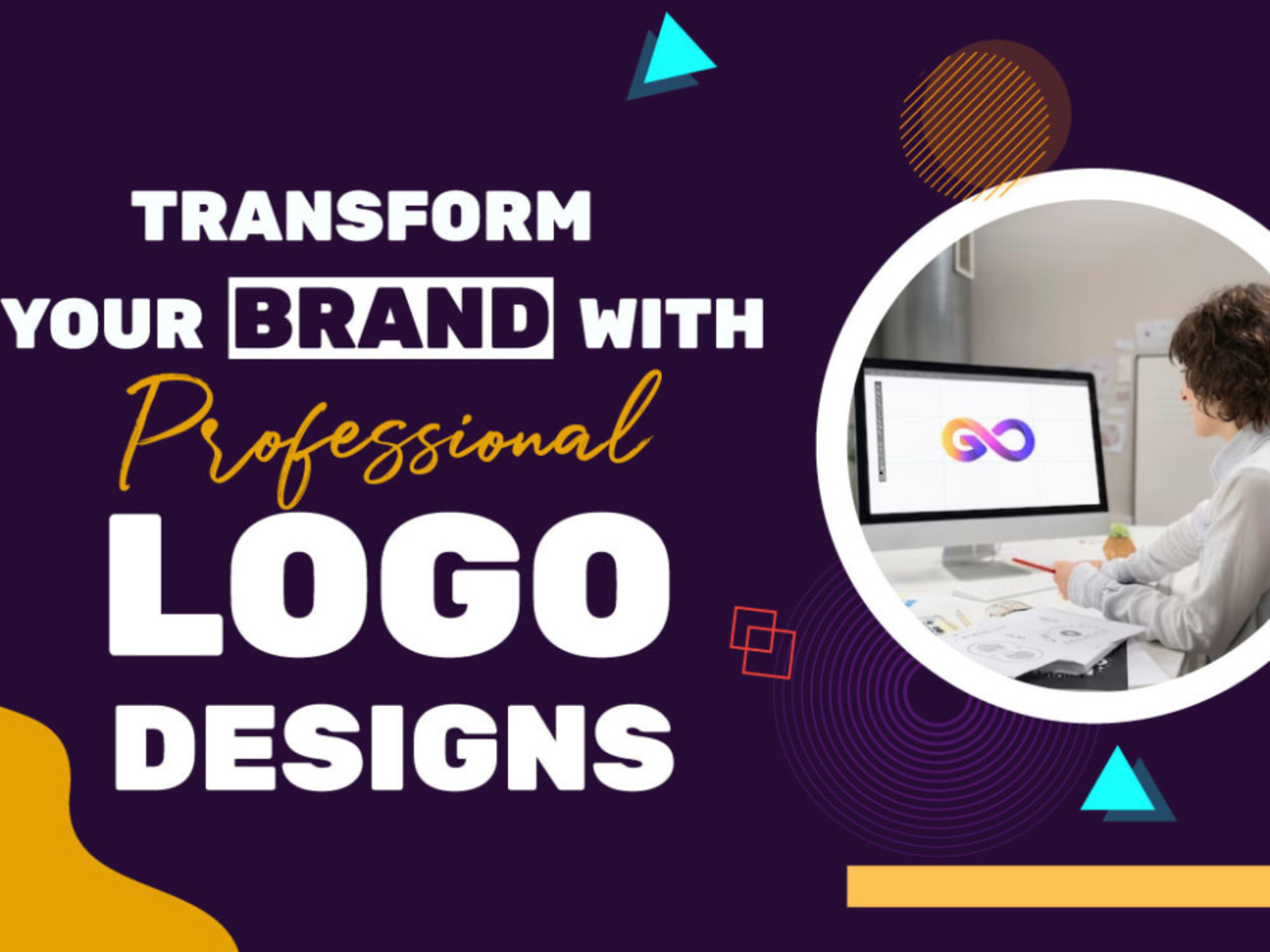 You will get Creative and Modern Logo Design Services