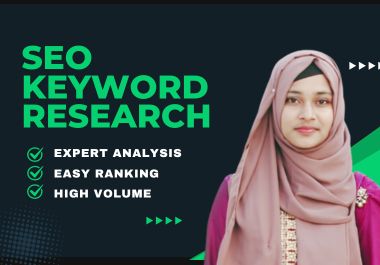 I will provide you with impressive SEO keyword research services.