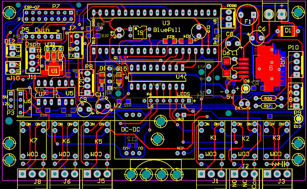 Designing 2 Layers PCB simply using Schematic