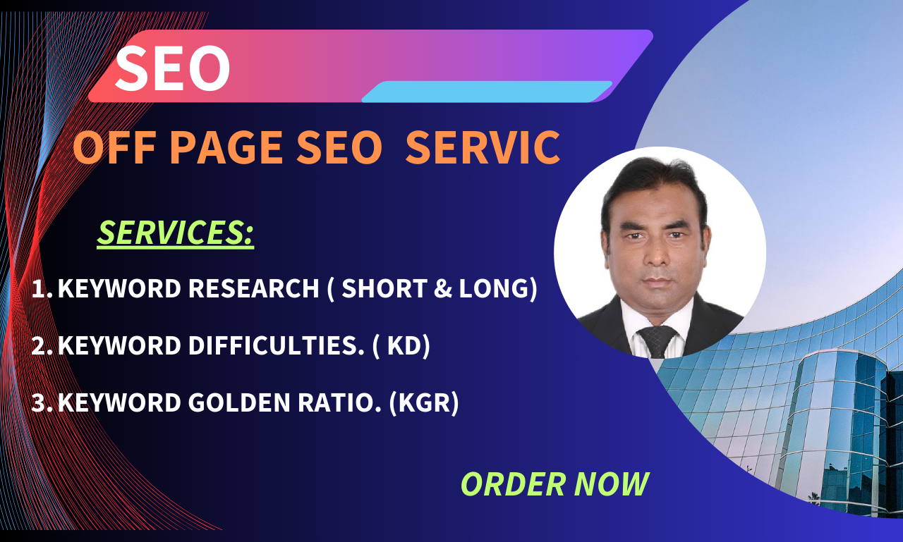 I will do Keyword Research off page SEO .