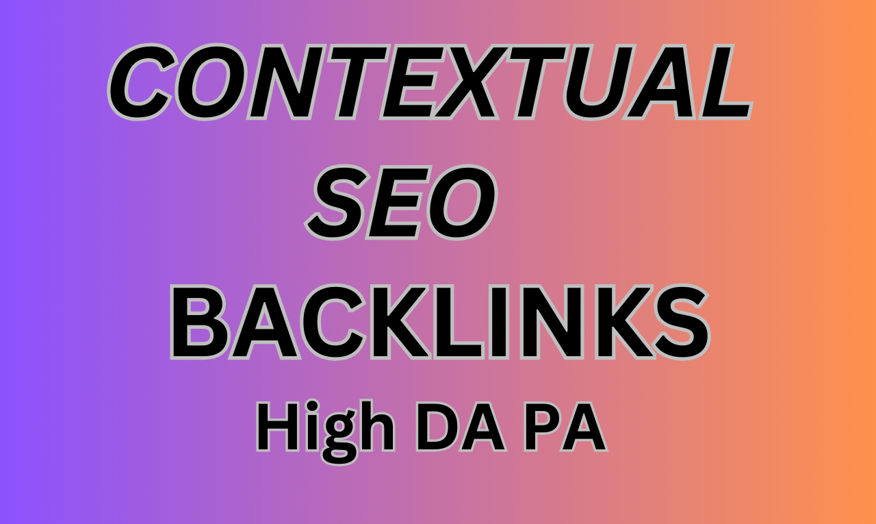 I will do 100 high quality seo ranking dofollow SEO contextual backlinks