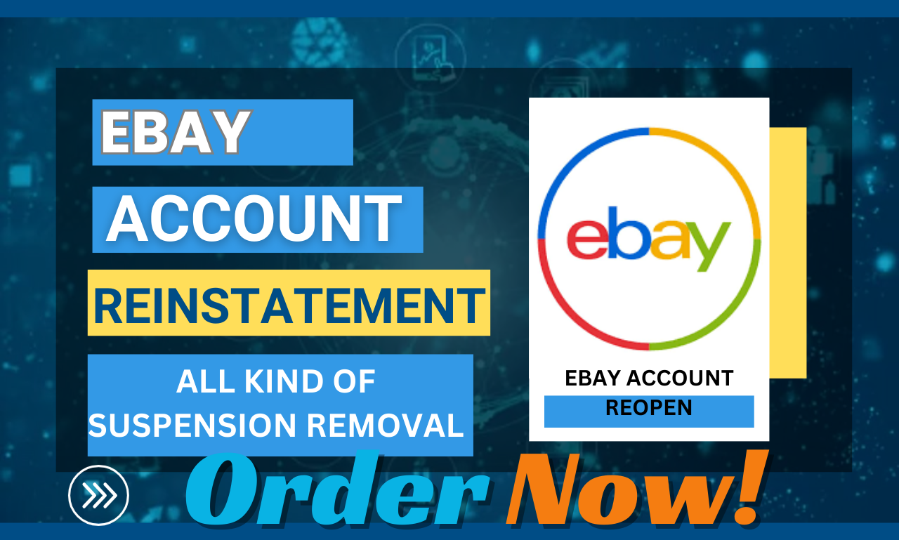 I will do reinstate eBay account reinstatement and remove mc011,999 and 113 suspension