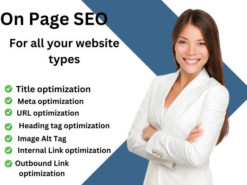 I will optimize the website's on-page SEO to increase the organic traffic