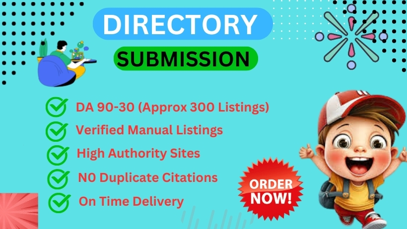 350 high authority da-pa directory submission backlinks