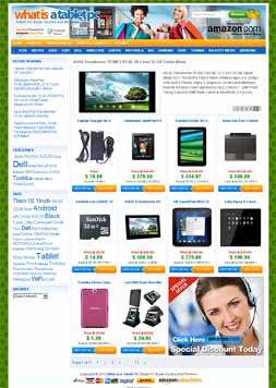 sell my PC Tablet Store Site Make money from Amazon Affiliate for $19 ...