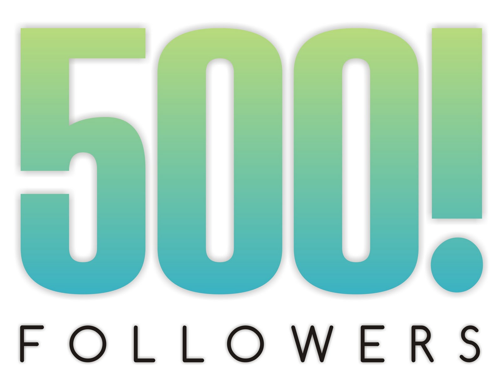  - 500 twitter followers