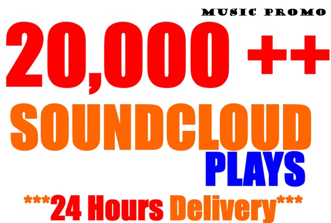 Increase SOUNDCLOUD Plays by 20000 for $20 - SEOClerks