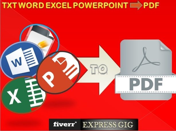 file to convert docx notepad Excel, Word, convert Txt I PowerPoint, Files will to PDF