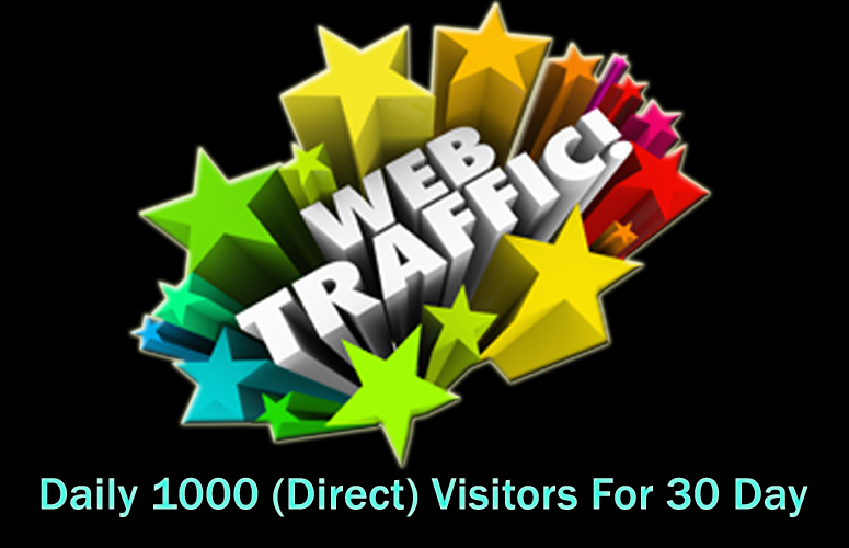 Daily 1000 Direct Worldwide Traffic For 30 Days For 10 Seoclerks