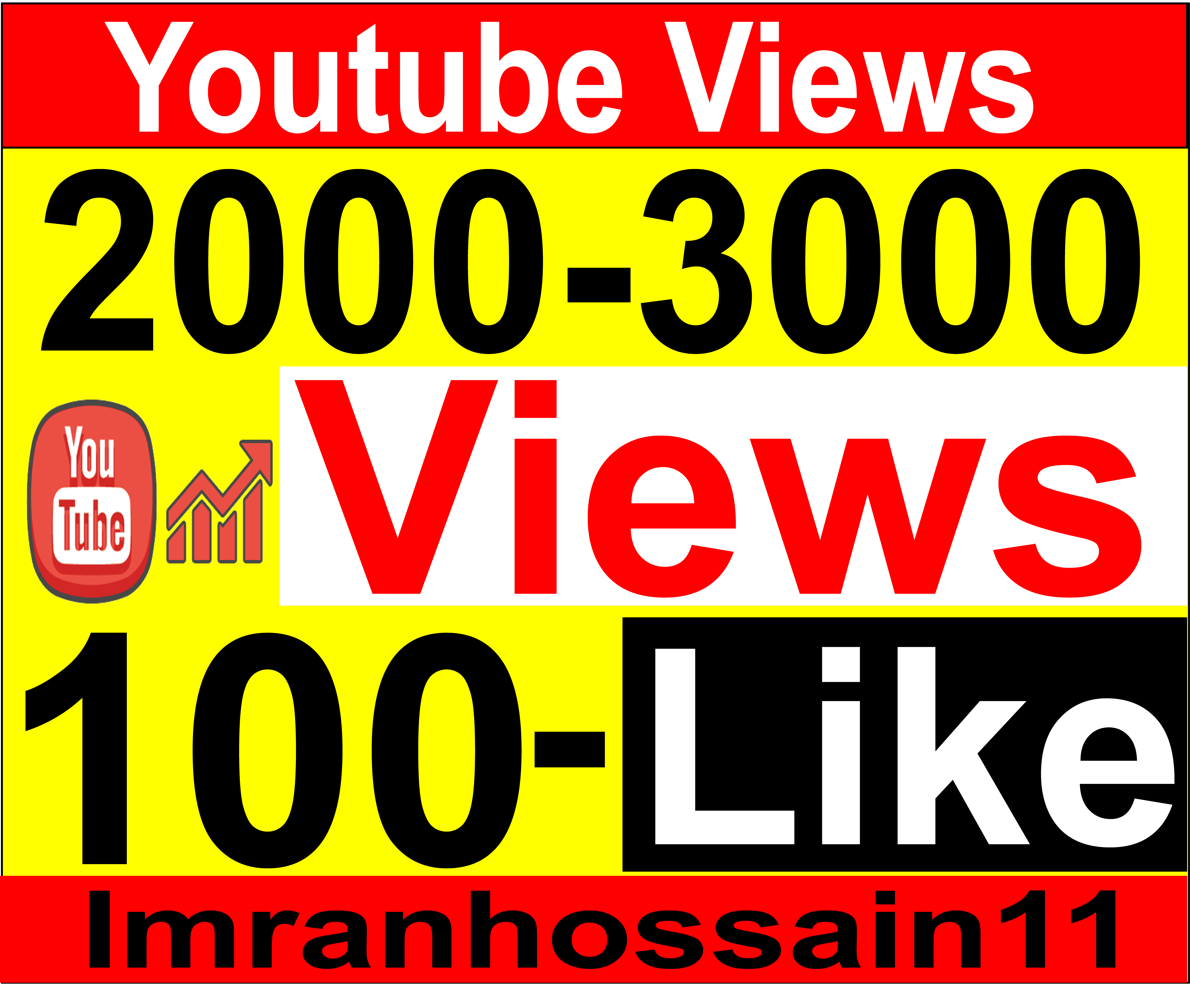 Guaranteed Nondrop 1000 To 2000 Real High Retention You Tube Vie Ws