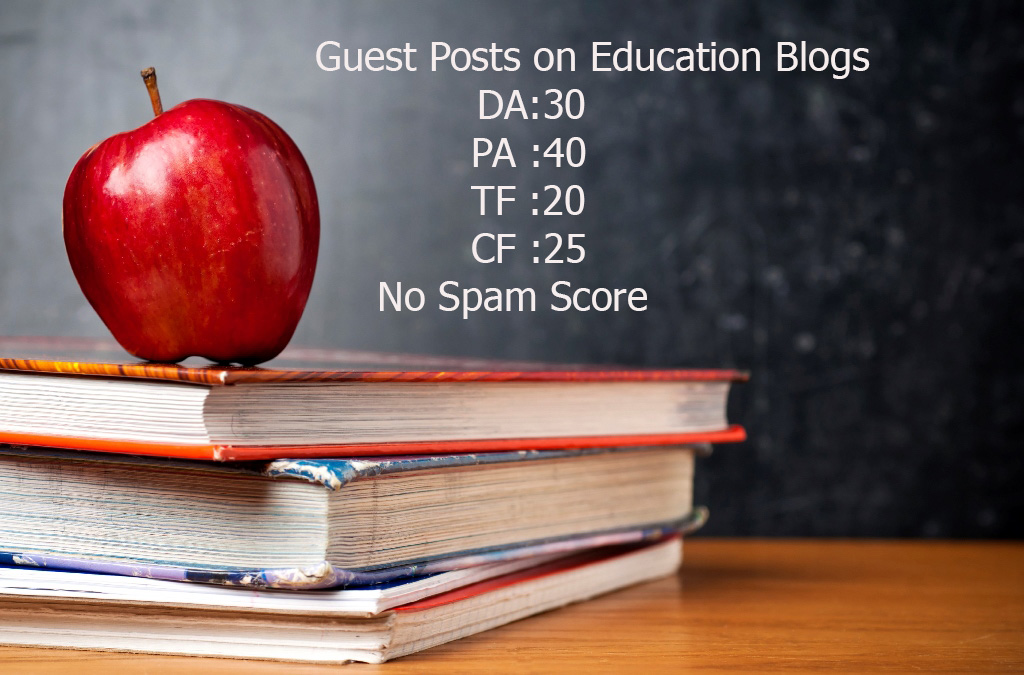 Publish 3 guests posts on 3 Education Blogs DA 35, PA 40 for $30 ...