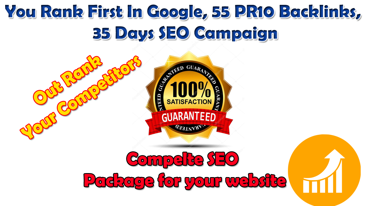 50 PR10 Backlinks, 25,000 GSA Campaign SEO for 35 Days , Assist You Rank 1st In Google