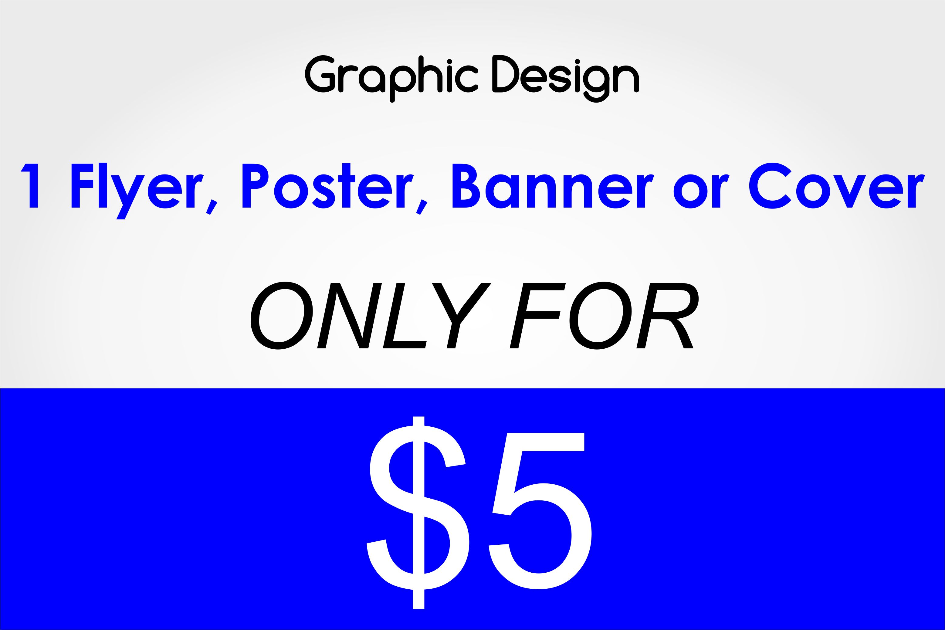 Graphic Designer For 5 for $5 - SEOClerks